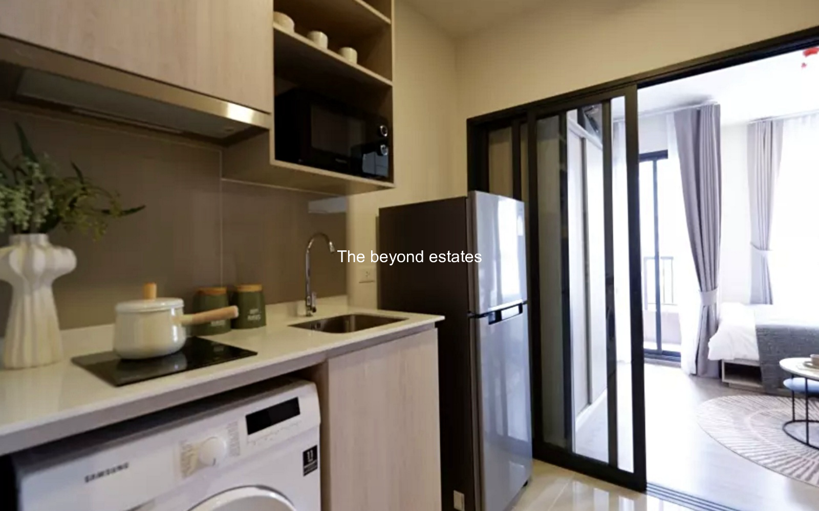 ขายห้องใหม่ (ห้องเปล่า) โครงการ NIA by Sansiri 1 ห้องนอน 1 ห้องน้ำ ขนาด 23 ตร.ม.