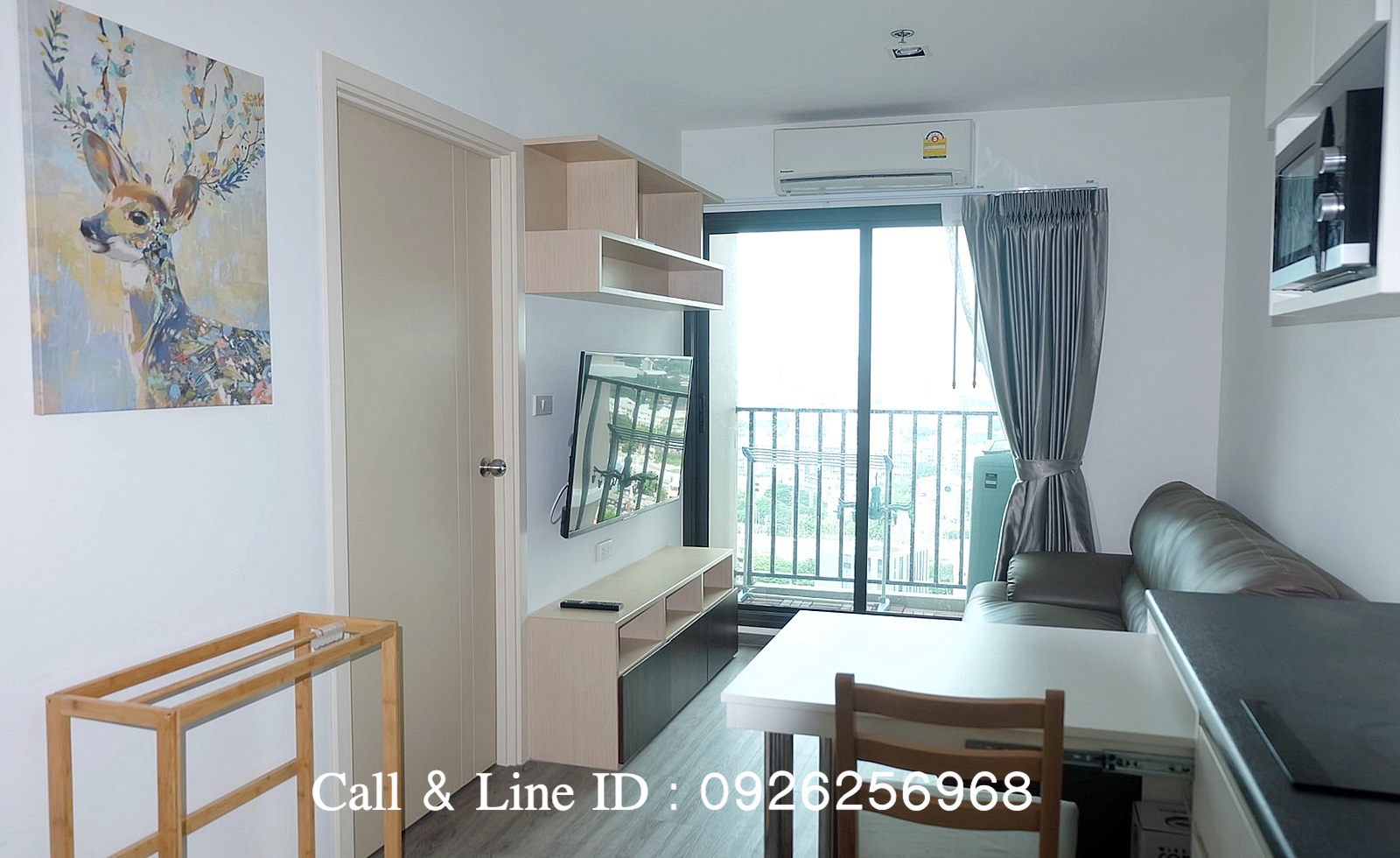 Rich Park Triple Station 🏠 1 bedrooms 1 bathroom , High floor view and see swimming pool 🚆 Ready to move in, Near the Airport Rail Link Hua Mak Station