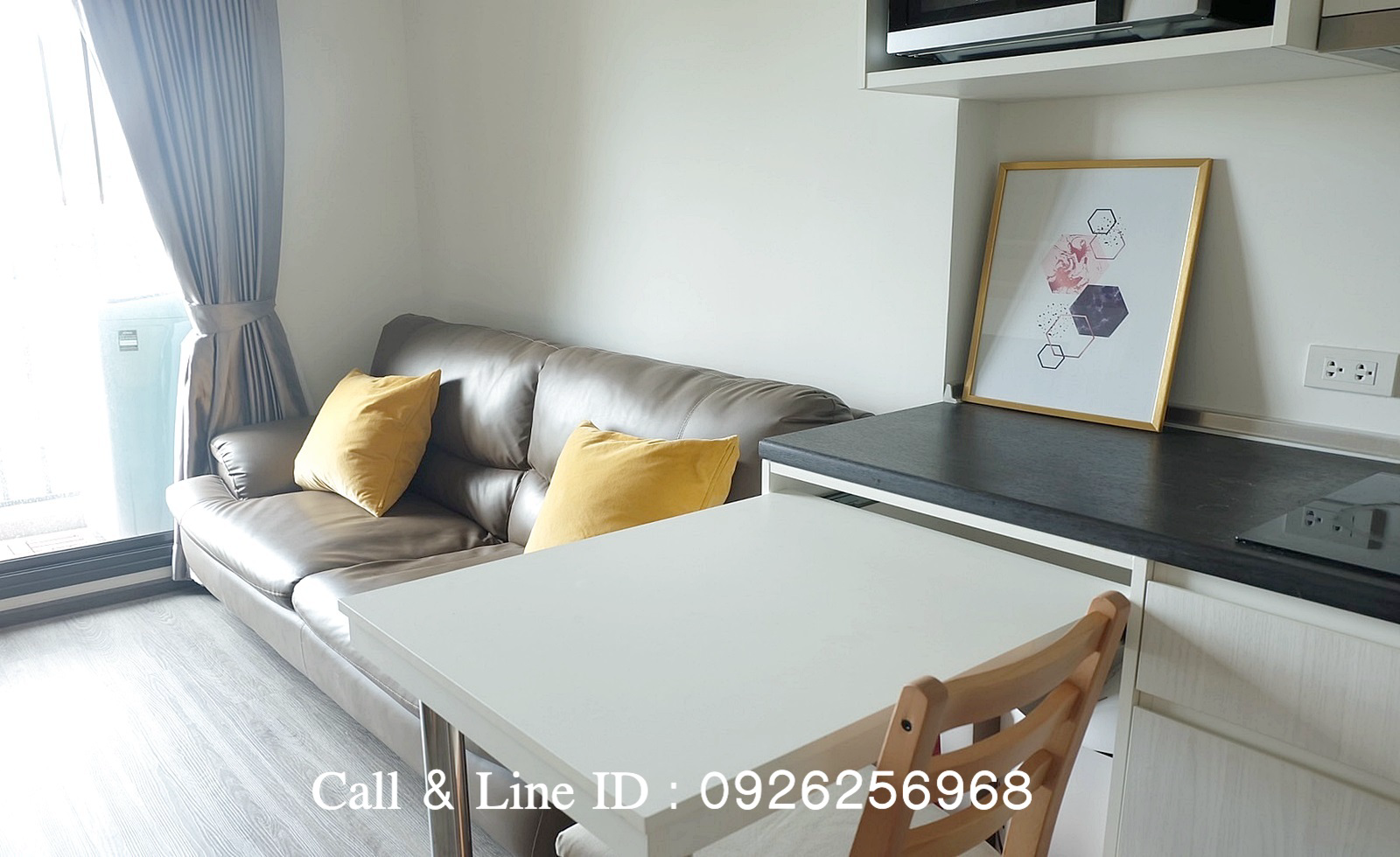 Rich Park Triple Station 🏠 1 bedrooms 1 bathroom , High floor view and see swimming pool 🚆 Ready to move in, Near the Airport Rail Link Hua Mak Station