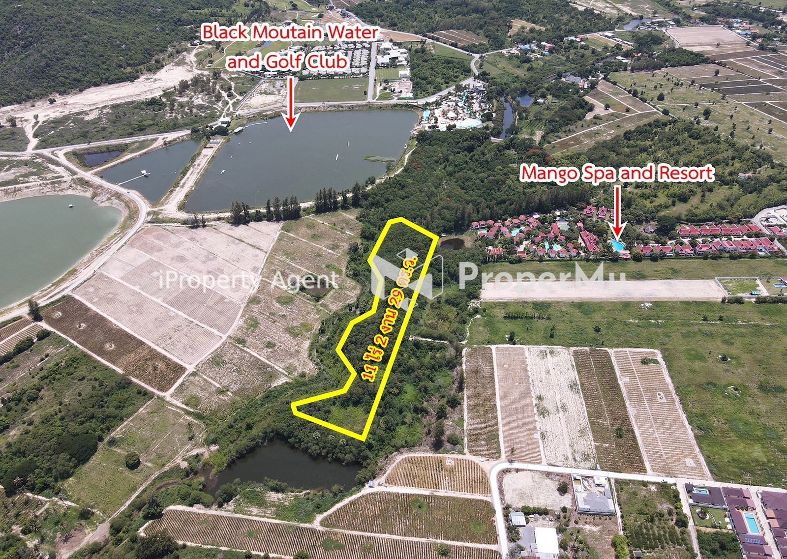 Land for sale near Black Mountain Water Park, Hua Hin