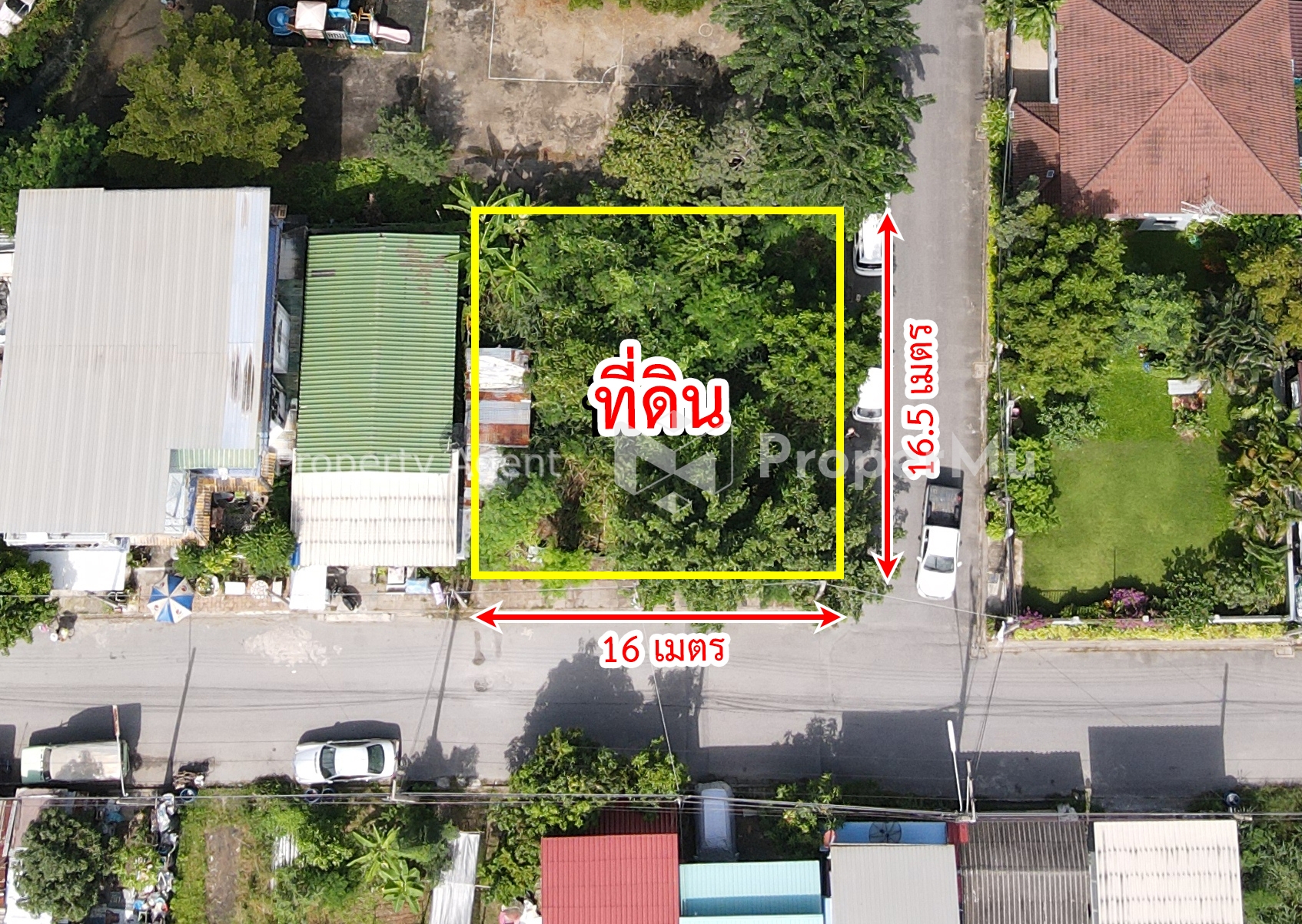 Land for sale, Soi Wat Phrai Fa Housing Community, Bang Luang, Pathum Thani