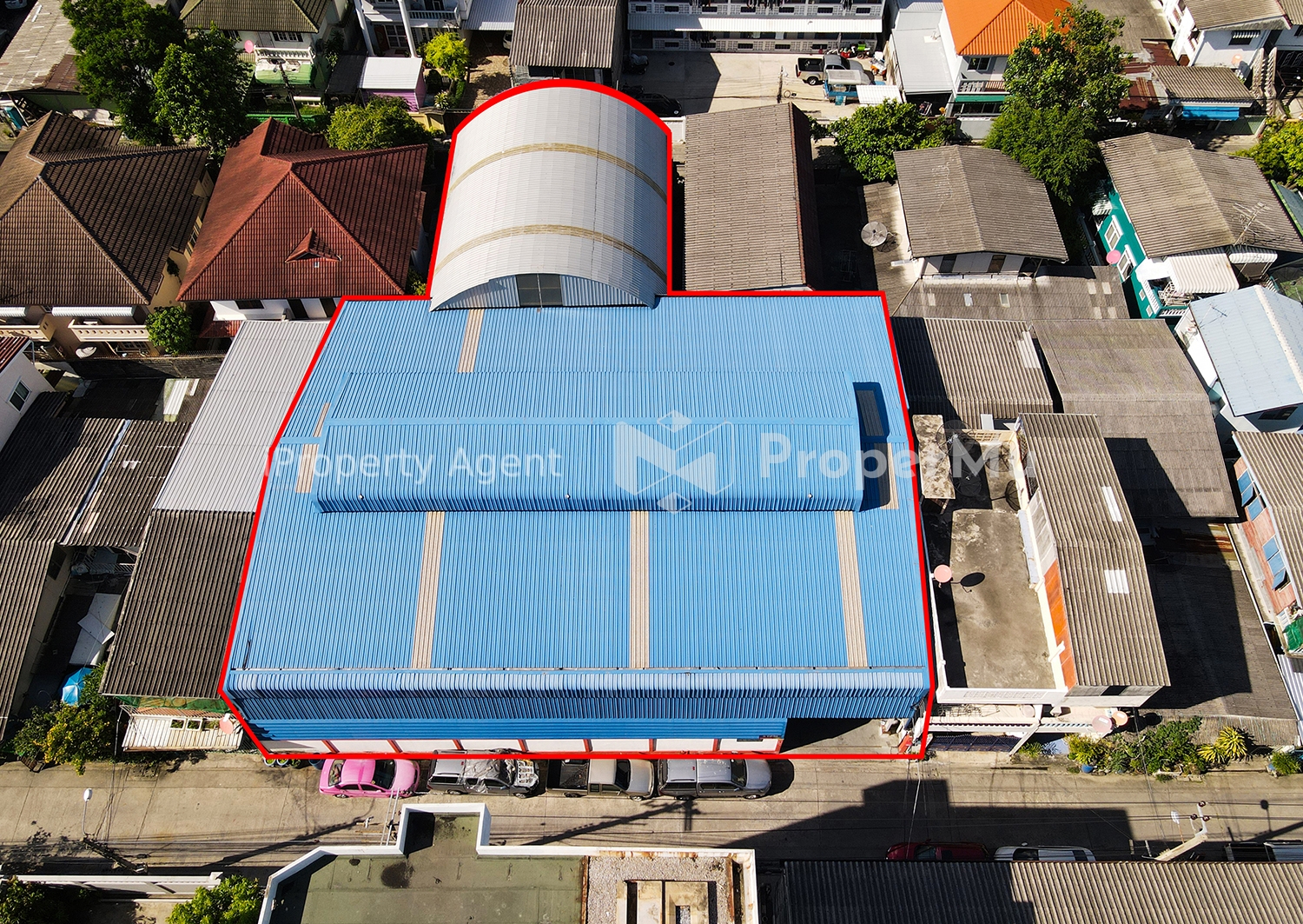 Land for sale with warehouse building, Soi On Nut 17, Intersection 7, Phra Khanong, Bangkok