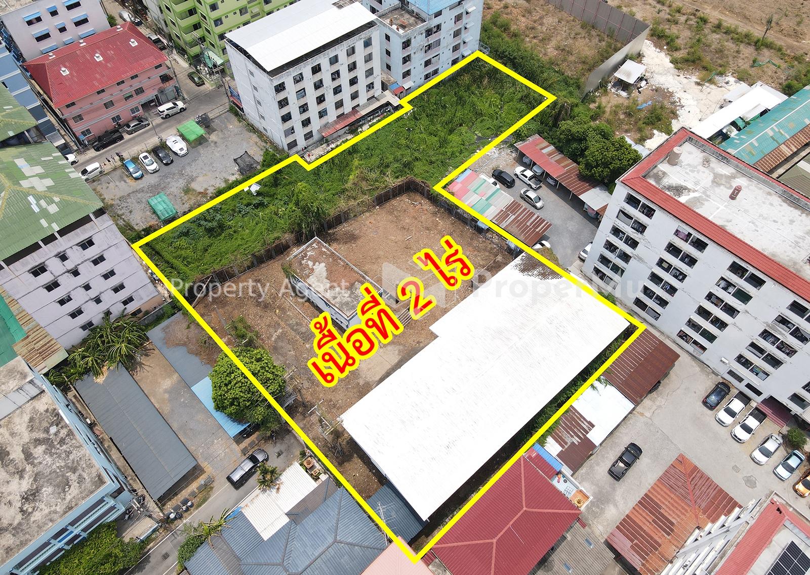 Land for sale with office building, Rojana Road, Soi Wat Khan Ham, Uthai District, Phra Nakhon Si Ay