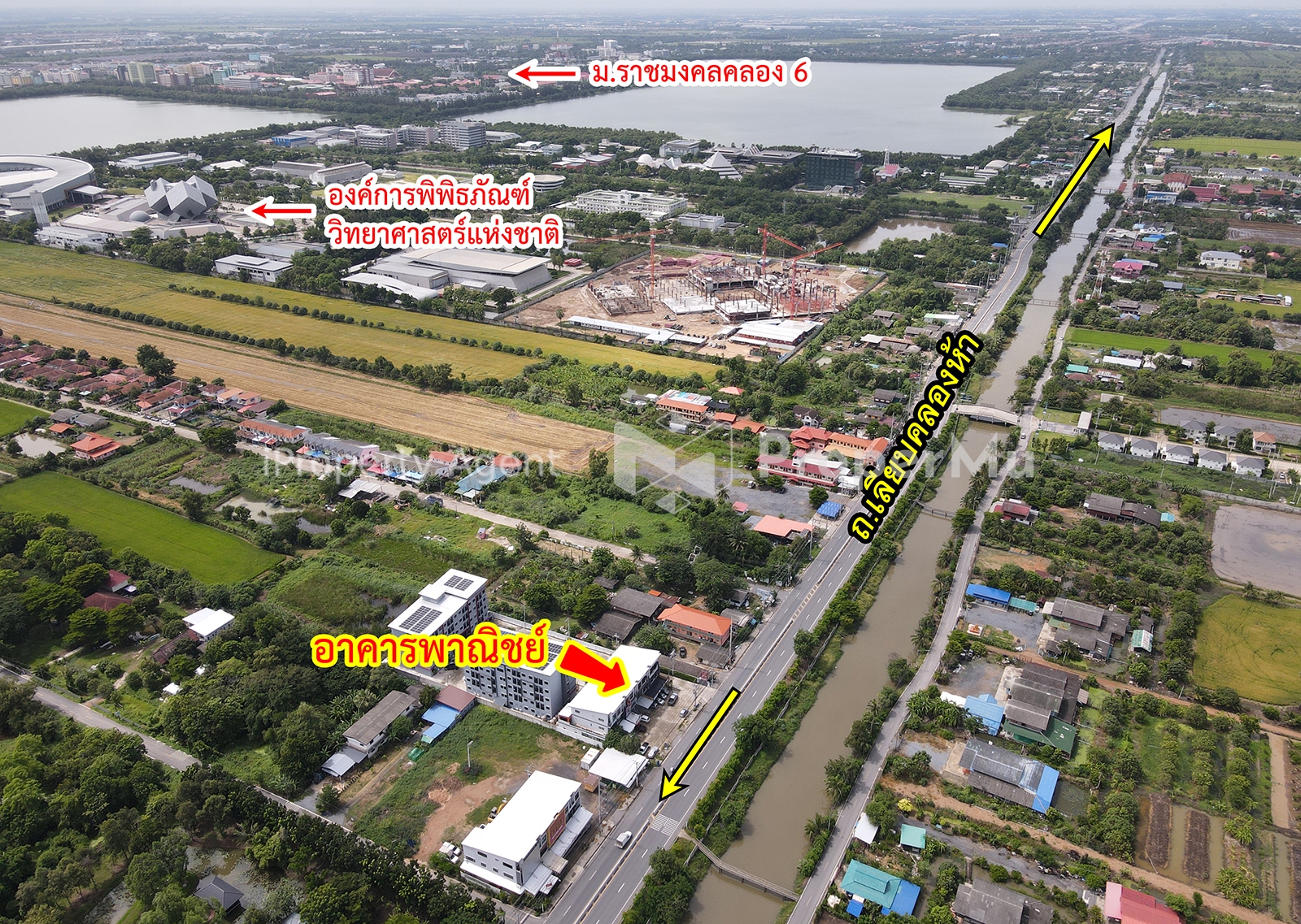 Commercial building for sale, Khlong Luang, Khlong 5, Pathum Thani