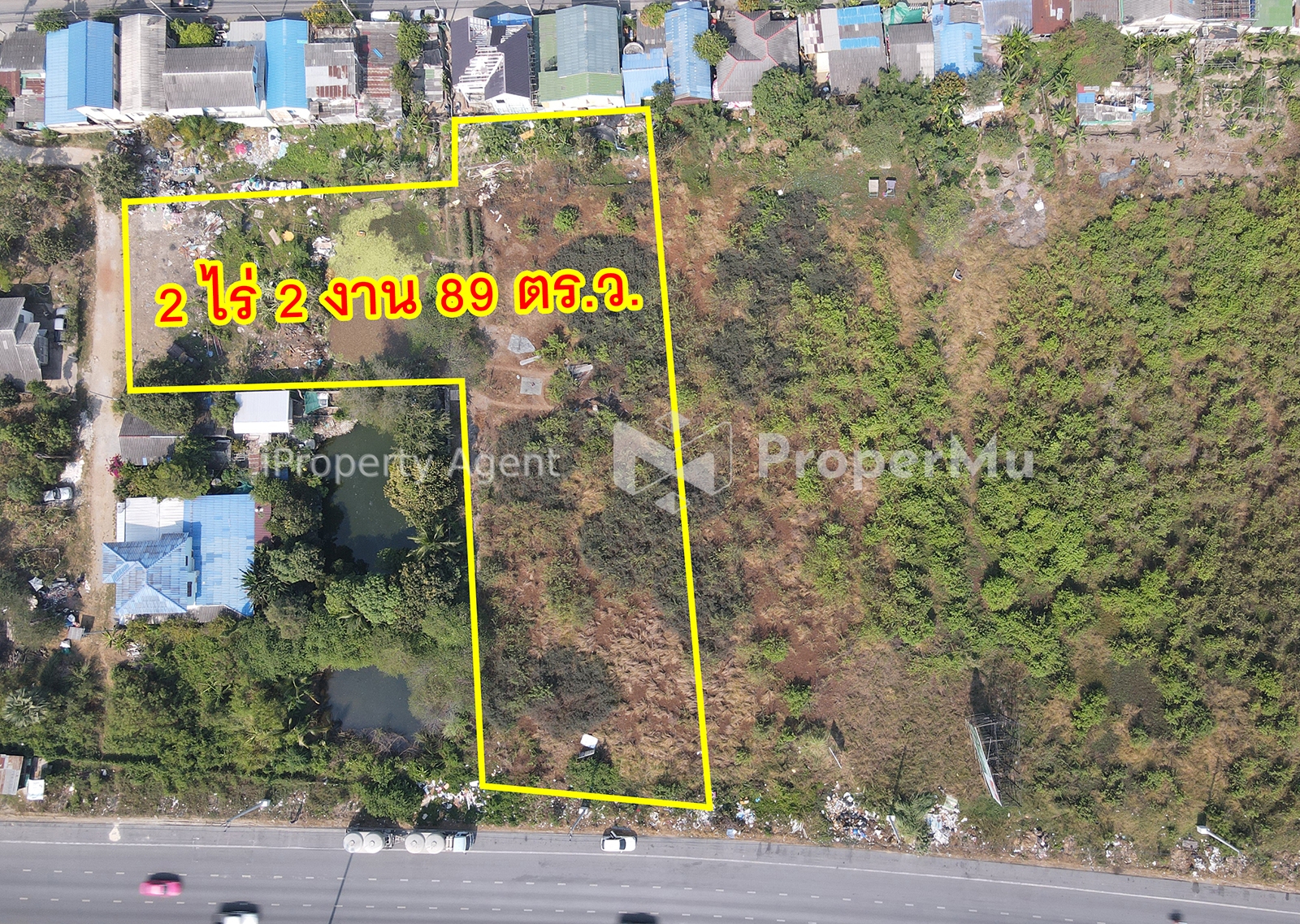 Land for sale next to Ratchaphruek Road, Bang Luang, Pathum Thani