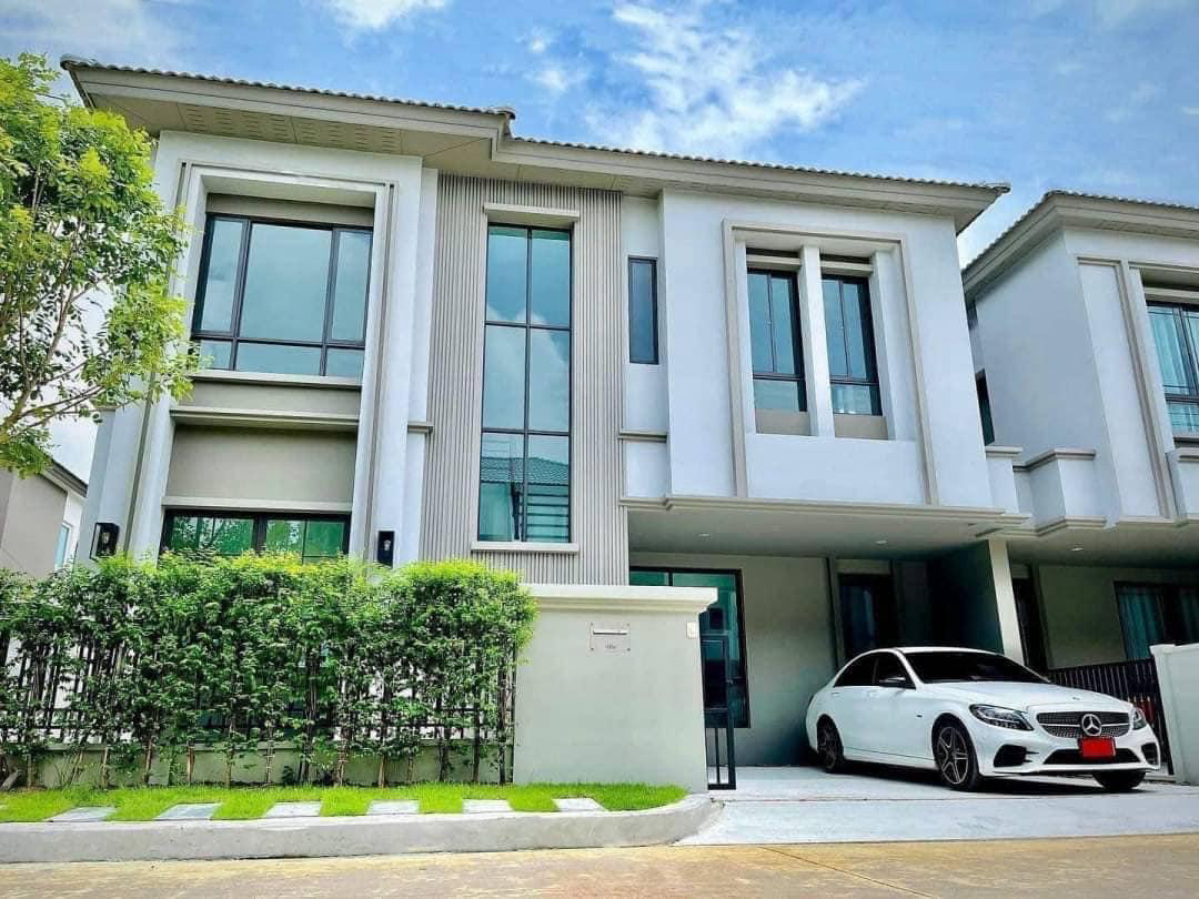 PML03 For rent, 2-storey detached house, Grand Pleno Village, Phahon Yothin-Rangsit, GRANDE PLENO PHAHOLYOTHIN – RANGSIT, new house, never occupied, near Future Rangsit shopping mall, near the expressway, Khlong Nueng, Khlong Luang, Pathum Thani