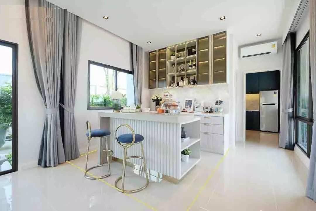 PML03 For rent, 2-storey detached house, Grand Pleno Village, Phahon Yothin-Rangsit, GRANDE PLENO PHAHOLYOTHIN – RANGSIT, new house, never occupied, near Future Rangsit shopping mall, near the expressway, Khlong Nueng, Khlong Luang, Pathum Thani