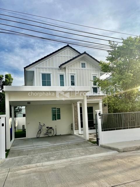 For rent: 2-storey detached house, Village Villaggio 2 Srinakarin-Bangna, Thanon B