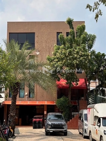 P321 For rent, office building with warehouse and 4-storey Home Office, Sukhumvit 62 Road, convenien