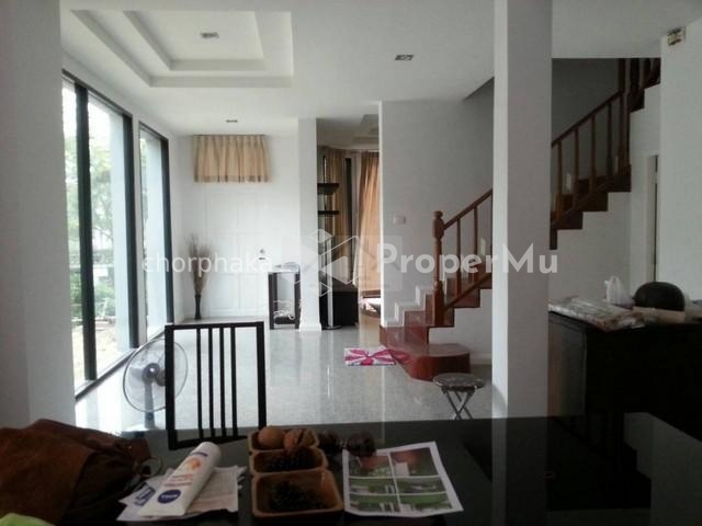 For sale, 2-storey detached house, 81 sq.w., Lalin Green Ville project, Rama 9 - On Nut - Suvarnabhu