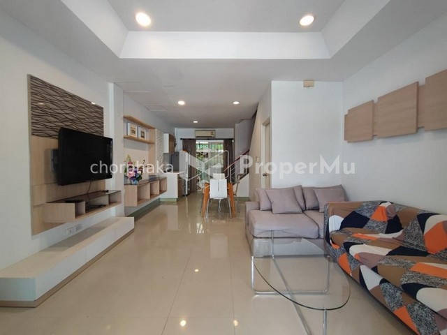 For rent, 3-storey townhouse, Baan Klang Muang The Paris, Soi Krungthep Kreetha 7, Ramkhamhaeng 60, 