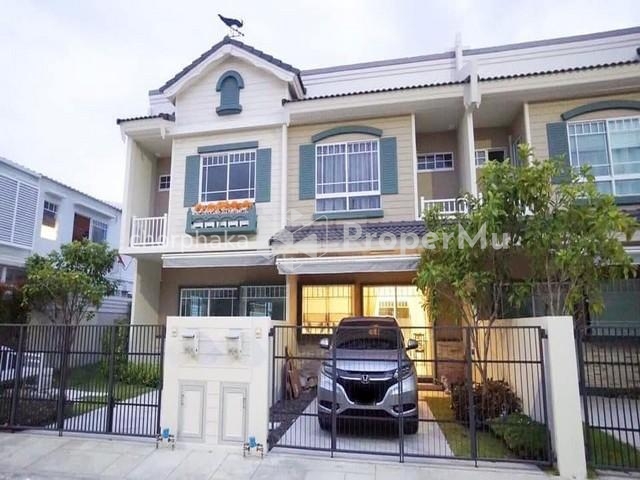 For rent, for sale, townhome, Indy Bangna project, km.7, near Mega Bangna, Soi Rajvithi School, vaca