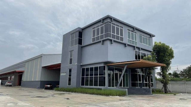 Warehouse for rent 1,200 sq.m. with 5-ton crane, 3-storey office building with furniture, located on