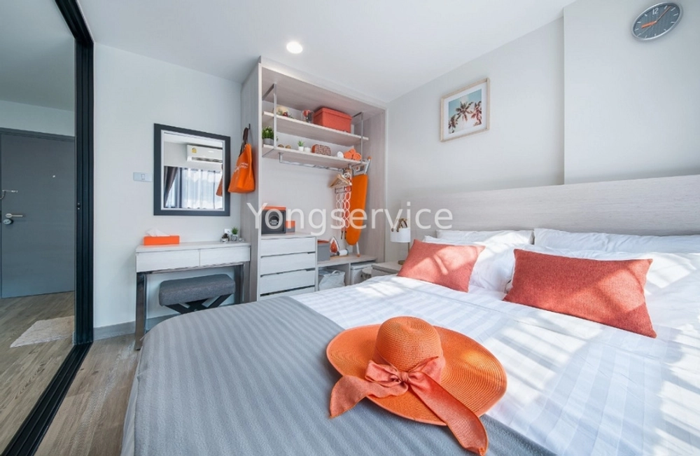 Condo Dusit D2 Residence Huahin ใกล้ชายหาดหัวหิน แบบ 1 ห้องนอน ชั้น5 วิวสระว่ายน้ำ และสวนสวย ตกแต่งครบ