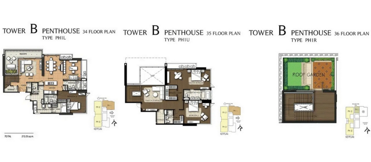 Aguston Sukhumvit 22 Penthouse 3 ชั้น 4 นอน 4 น้ำ ชั้น 34-36 Rooftop Garden ส่วนตัว ตกแต่งครบ