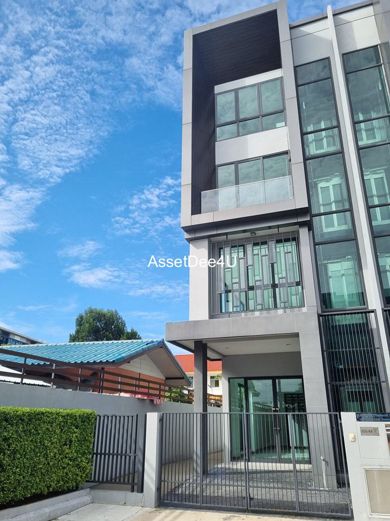 ให้เช่าโฮมออฟฟิศ 4 ชั้น พร้อมลิฟต์แก้ว เจดับบลิว เออเบิร์น ถนนสรงประภา ดอนเมือง แอร์ 8 เครื่อง