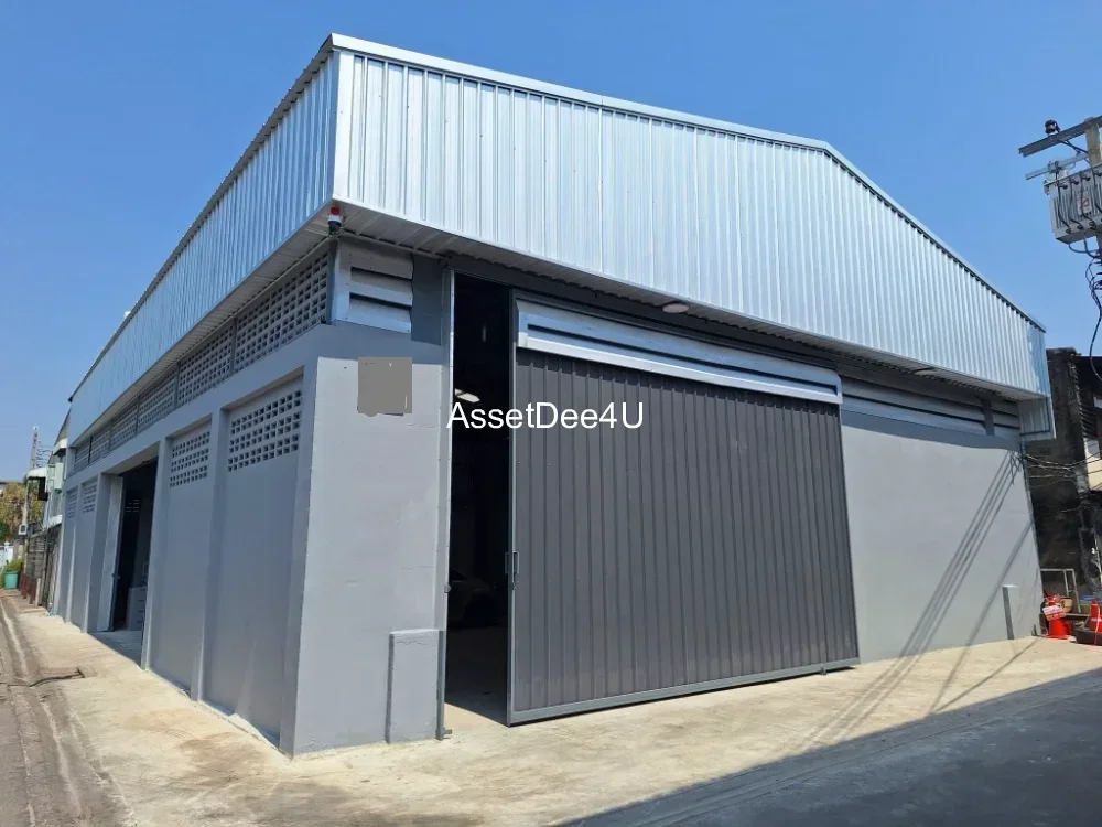 Warehouse for rent, Soi Suk Sawat, Bang Prakok, near Indy Market, usable area 276 square meters, 3-phase electricity, large vehicles can enter.