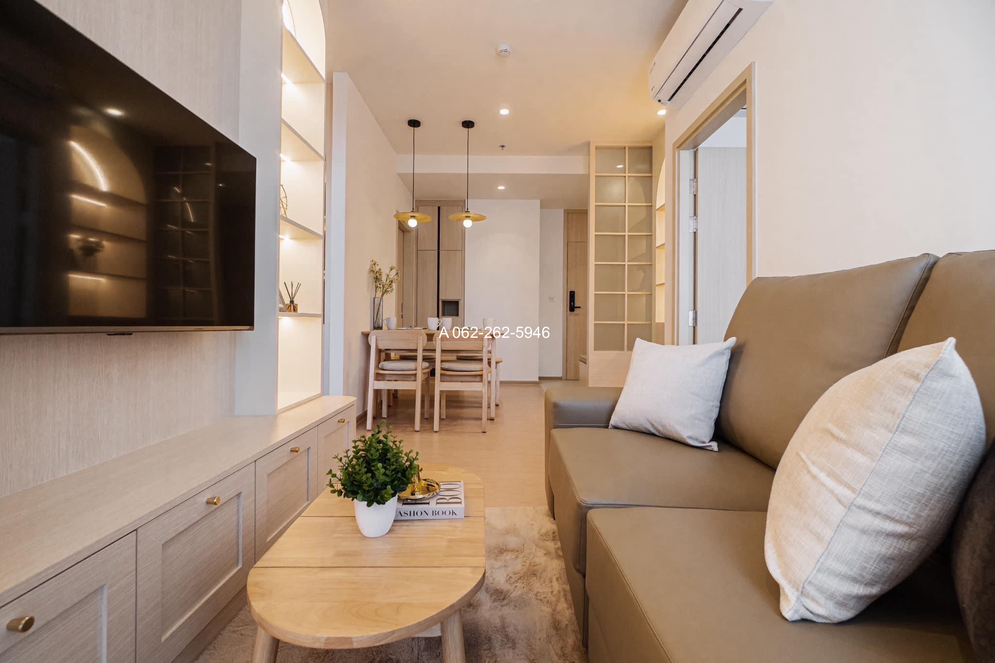 For rent Maru Ekkamai 2, Beautiful room fully furnished, ready to move in. Contact 062-262-5946