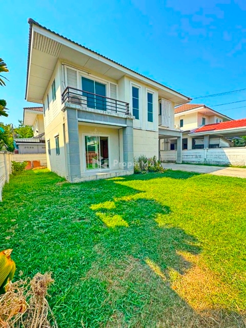 Sale Mahidol University Salaya 3.3km. Sai5 love Pet detached house for rent 2Storeys 65sq.wa 3bed