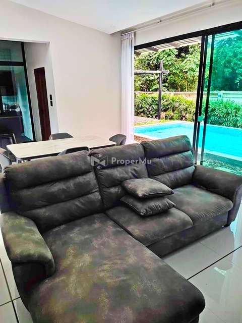 Maepa Fully furnished Makro MaeSot Robinson new house for rent Pool villa very large private pool 34