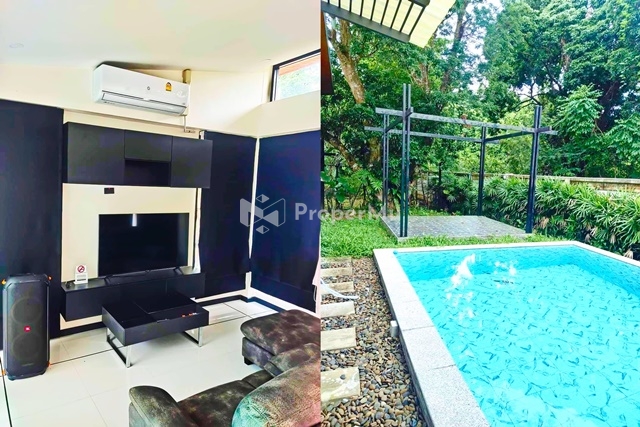 Maepa Fully furnished Makro MaeSot Robinson new house for rent Pool villa very large private pool 34