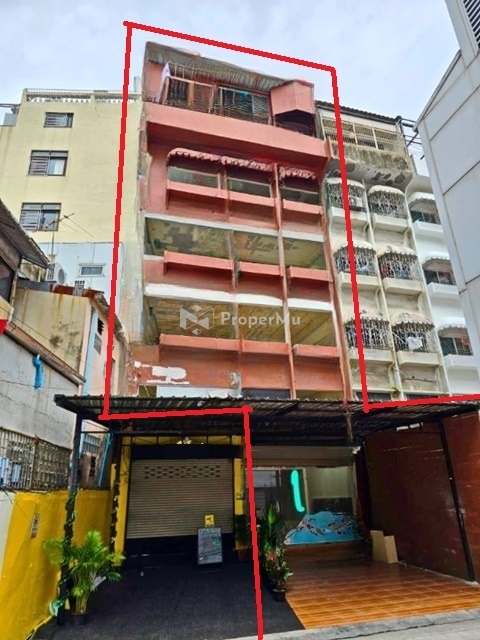 BTS Nana 150m Benjakitti Park 800sqm. 9bed 5bath 7-storeys commercial building for rent Hostel Ba