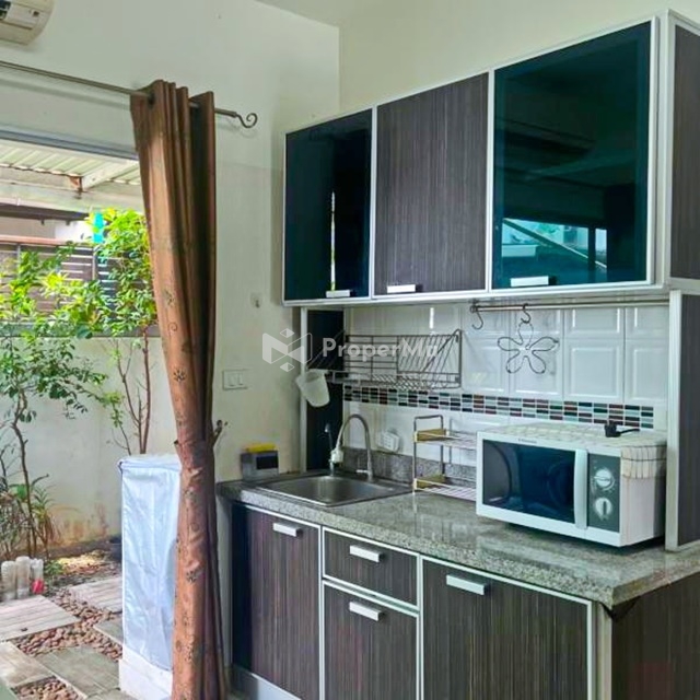 King Mongkut Thonburi 1.9km. Sell-rent 3storey townhouse 3bed Cheapest built-in fur 3bath 242sq.m.