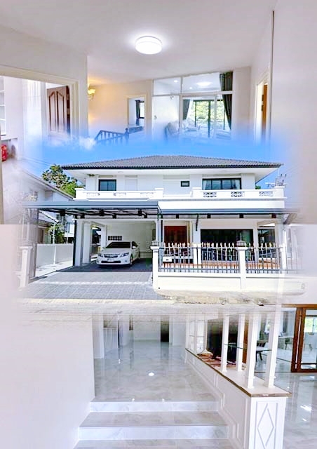 RIS Inter Sch 1.7 km. 4bed Kheha Romklao 2-storey corner Mansion luxurious perfect-place ram 164