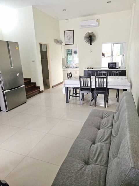 The Cheapest Rama9 Prawet 3-storey townhouse Stamford Inter University 100 m. furnished complete el