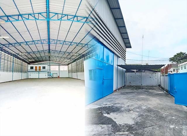 Kanchanaphisek Sampeng Market 2 900m. Warehouse for rent factory 6 bath 680sq.m. MRT LakSong 2.6km