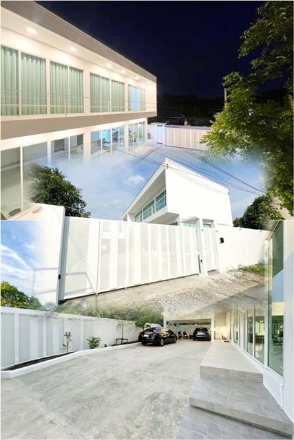 Robinson LatKrabang1 800m. Suvarnabhumi Airport 3.8km. Modern minimalist style house The Paseo Mall