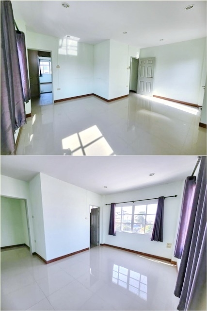 corner house on the main road 4bed BuathongThani4bath good view beautiful quiet cool breeze suitabl