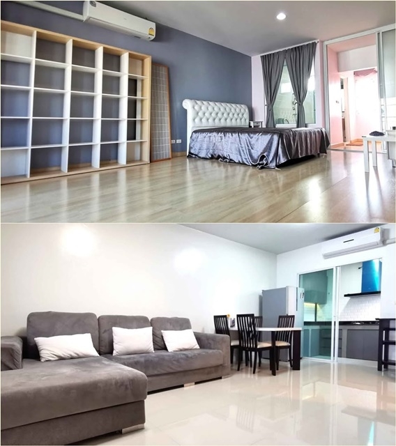 Big C Ram Intra 2.1 km. Lotus Lat Phrao 52 300 m. 3-storey townhouse in Lat Phrao area 3 bed 4 bath