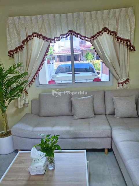 Very large townhouse MRT BangRakNoi Tha It 1.3 km. New furniture 2-storey 2 bed 2 bath 192 sq.m. 24