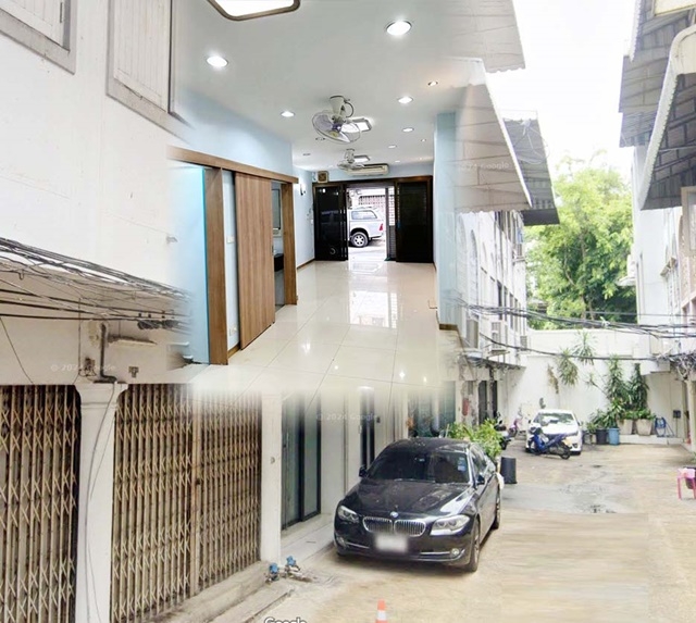 Sukhumvit 38 Pet Friendly BTS Thonglor 600m. 3-storey townhouse BigC Rama4 800m. good location busin