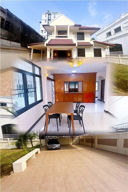 BTS Samrong 2.8km. BTS Bearing 5km. Luxurious 2-storey Mansion house spacious new beautiful clean