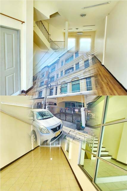 MRT LatPhrao 400m.Ratchada 600m. HomePro LatPhrao 1.2km. 4-storey townhouse on the main rd. 6bed