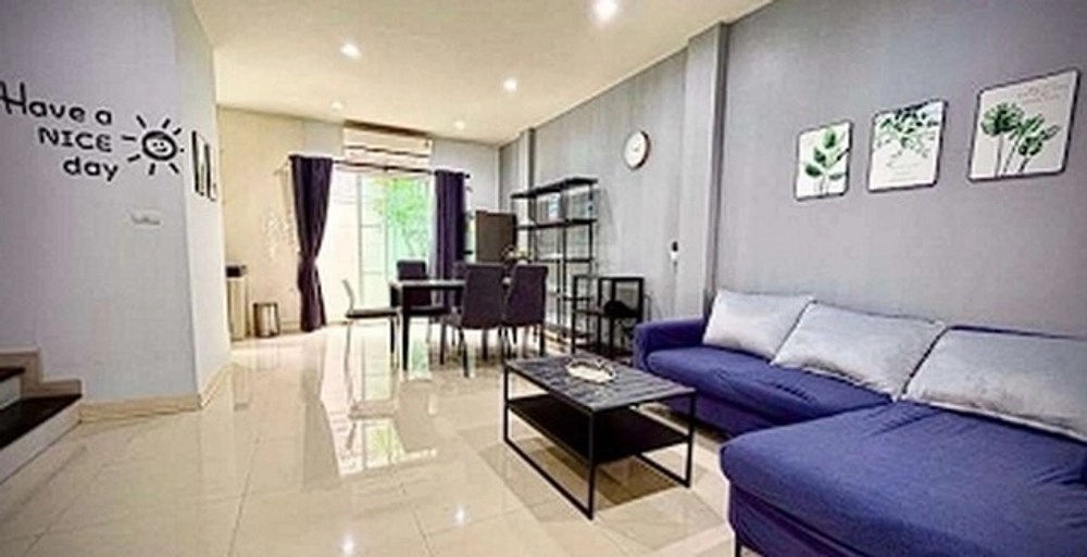 POR4785 Townhome for rent, The Preston Rama 9-Srinakarin, The Preston Townhome, Krungthep Kreetha Soi 7, suitable for living