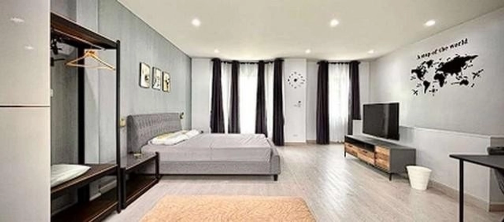 PB4678 Townhouse for rent, modern style, The Preston Rama 9-Srinakarin project, Soi Krungthep Kreetha 7