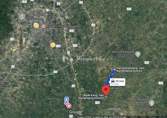 Land sale,2ngan,790KB, utility, near the municipality, Buakhang, San Kamphaeng, Chiang Mai