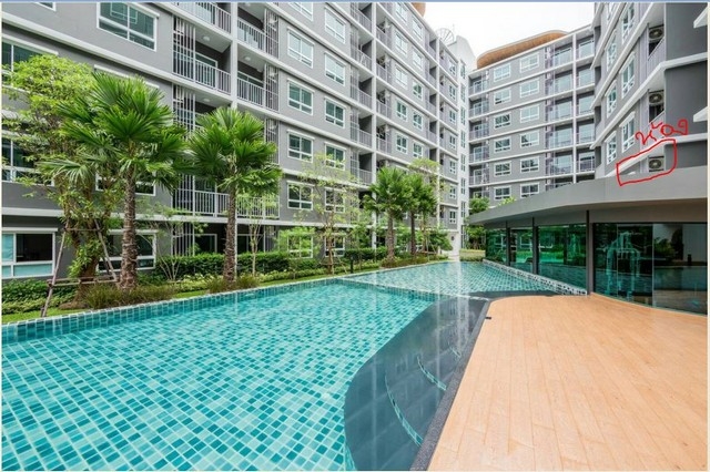 Sale discount 1.45MB with tenant, 1bed room, 30m. Condo The Trust Amata-Chonburi, Mueang Chonburi.