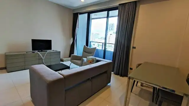 Condo for rent, M Silom, 2 bedrooms, size 79 sq m, beautiful room, fully furnished, ready to move in