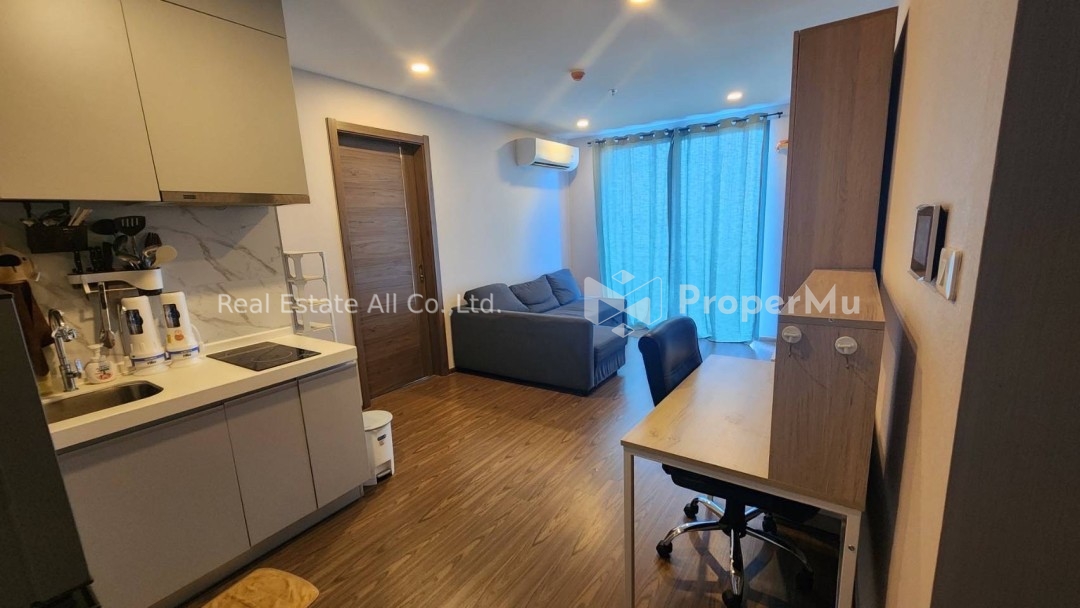 Condo for sale: Artisan Ratchada Huai Khwang, near MRT Cultural Center, open view, fully furnished, 