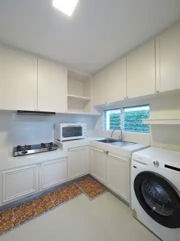 Single house for rent near Mega Bangna, Villagio 2 Srinakarin-Bangna, land area: 66 sq.wa, usable area: 200 sq.m., 4 bedrooms, 3 bathrooms