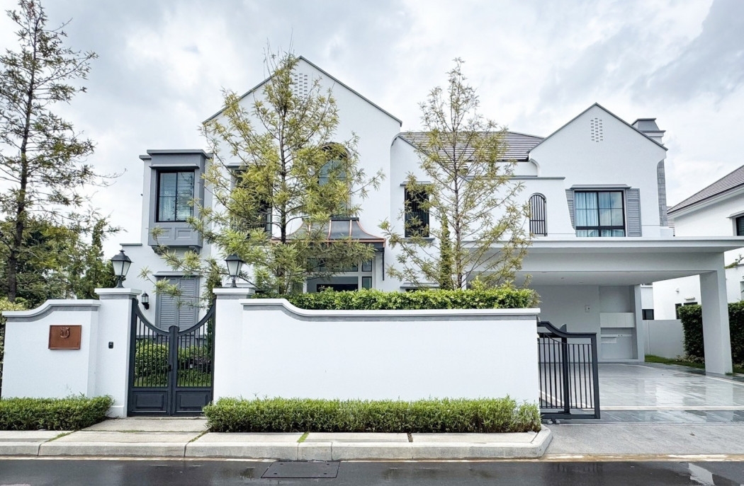 For sale: New single house, Nantawan Rama 9, New Krungthep Kreetha, 123 sqw, private corner unit