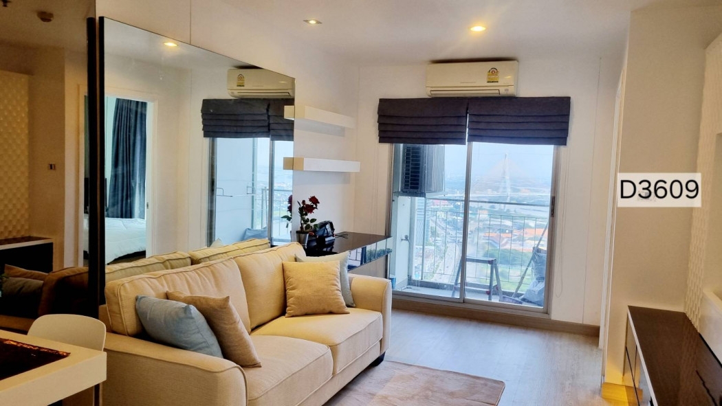 For sale: Lumpini Park Riverside Rama 3, 1 bedroom, 32.5 sqm., 36th floor, Chao Phraya River view.