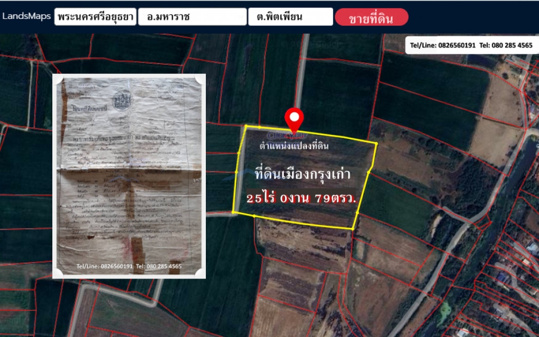 #Grandfather's inherited land for SALE!  #The old capital city, Phra Nakhon Si Ayutthaya