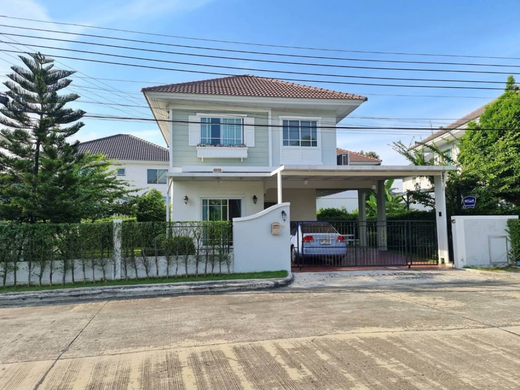 For rent: 2-storey detached house, Perfect Park Suvarnabhumi, Phase 4, 170 sq m, 59 sq wa, fully fur