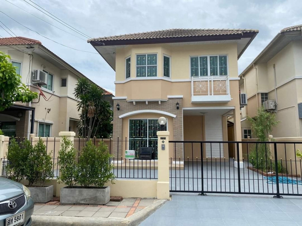 For rent: 2-storey detached house, Chuanchuen Green Park Village, 100 sq m, 100 sq wa, fully furnish