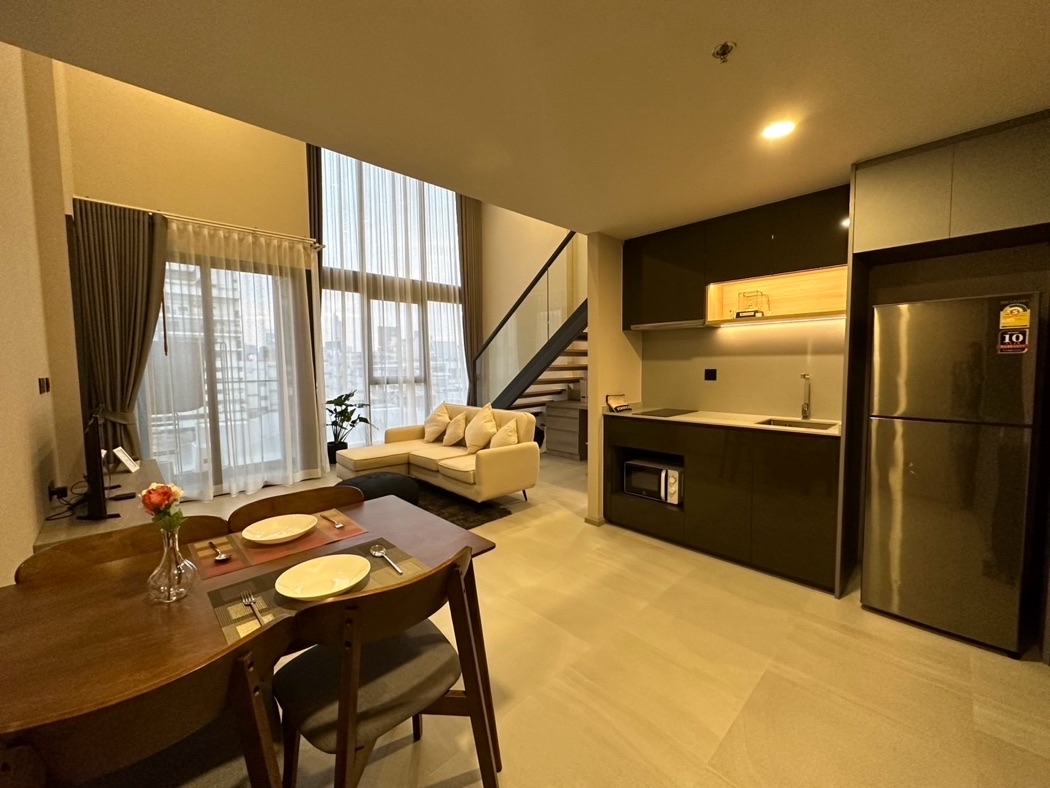 Condo for sale, Cooper Siam, 51.5 sq m., 1 BR, duplex style, 4.6 m high ceiling, rare item, near Chu